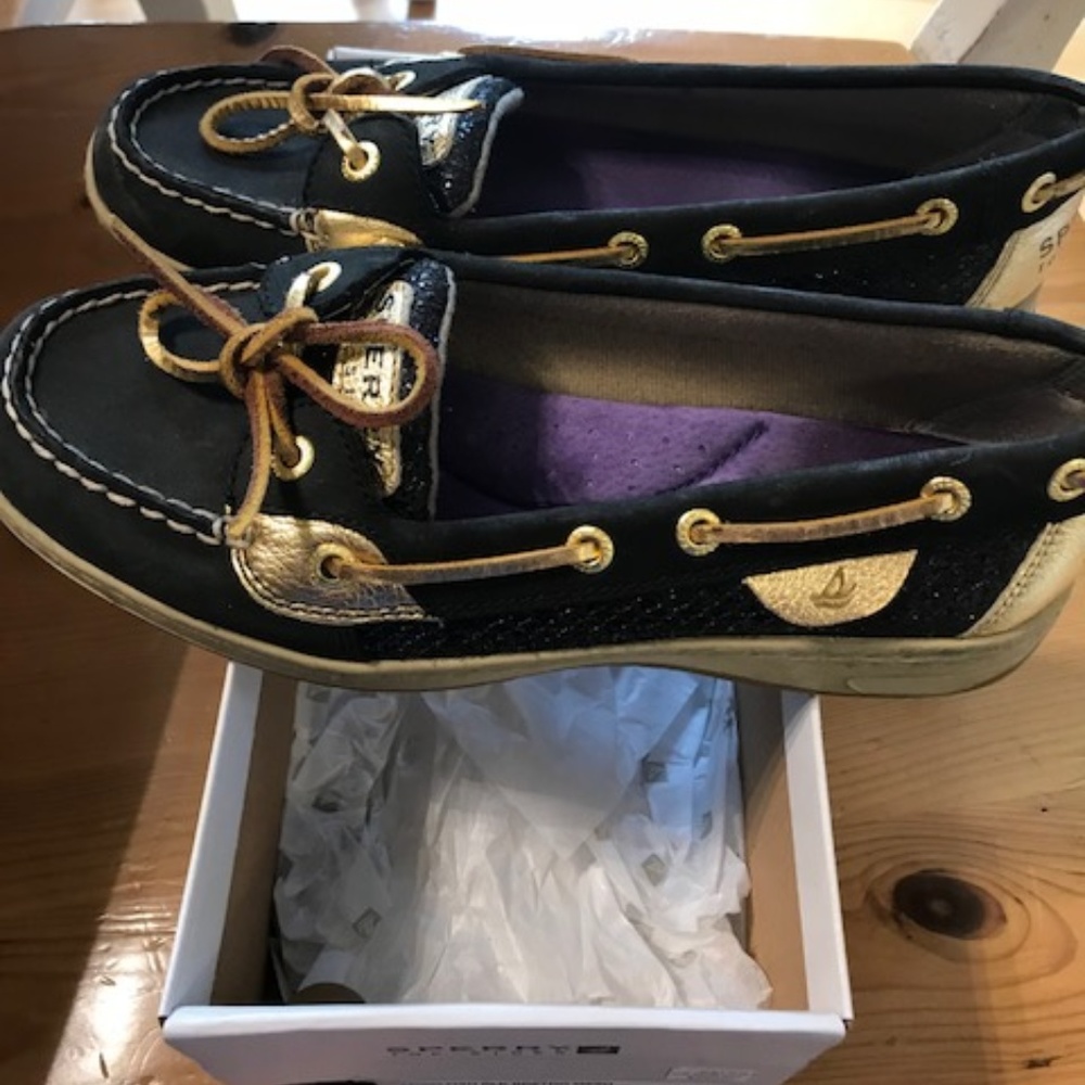 Sperry Top-Sider Angelfish Blk/Breton Mesh shoes 7